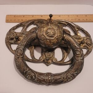 Antique Brass Cast Door Knocker